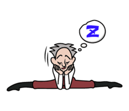 nice old man OYAKATA sticker #101814