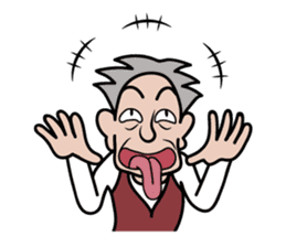 nice old man OYAKATA sticker #101817