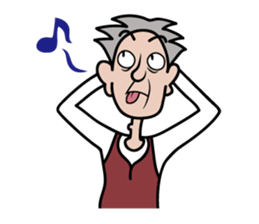 nice old man OYAKATA sticker #101819