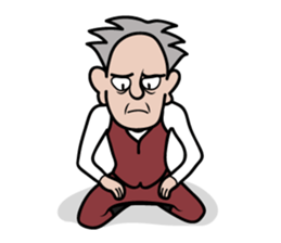 nice old man OYAKATA sticker #101820