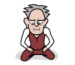 nice old man OYAKATA sticker #101820