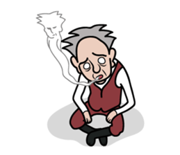 nice old man OYAKATA sticker #101822