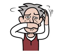 nice old man OYAKATA sticker #101827