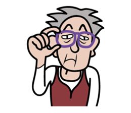 nice old man OYAKATA sticker #101828