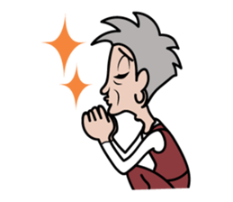 nice old man OYAKATA sticker #101829