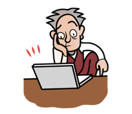 nice old man OYAKATA sticker #101830