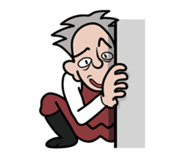 nice old man OYAKATA sticker #101831