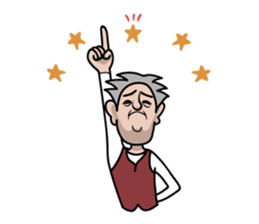 nice old man OYAKATA sticker #101832