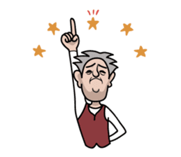 nice old man OYAKATA sticker #101832