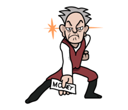 nice old man OYAKATA sticker #101833