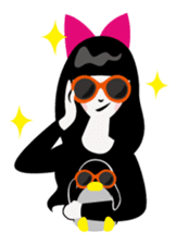 Leica & her penguin's everyday life sticker #101884