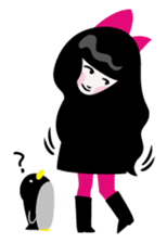 Leica & her penguin's everyday life sticker #101896