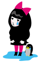 Leica & her penguin's everyday life sticker #101897