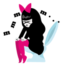 Leica & her penguin's everyday life sticker #101898