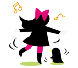 Leica & her penguin's everyday life sticker #101902