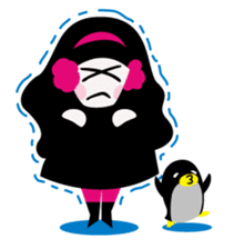 Leica & her penguin's everyday life sticker #101906