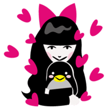 Leica & her penguin's everyday life sticker #101914