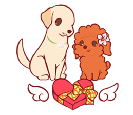 Sweet Cute baby Dogs & Cats Character sticker #102101