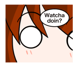 Aki-chan's Daily Life sticker #102157