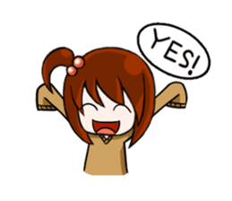 Aki-chan's Daily Life sticker #102158