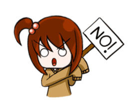 Aki-chan's Daily Life sticker #102159