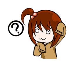 Aki-chan's Daily Life sticker #102160