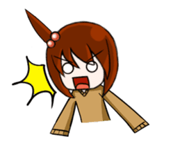 Aki-chan's Daily Life sticker #102163