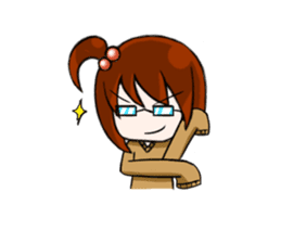 Aki-chan's Daily Life sticker #102164