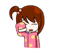 Aki-chan's Daily Life sticker #102166
