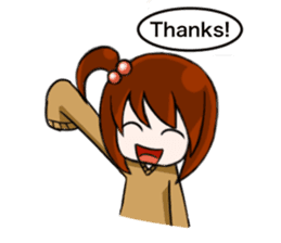 Aki-chan's Daily Life sticker #102167