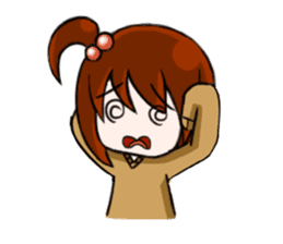 Aki-chan's Daily Life sticker #102168