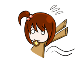 Aki-chan's Daily Life sticker #102172