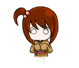 Aki-chan's Daily Life sticker #102173