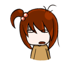 Aki-chan's Daily Life sticker #102174