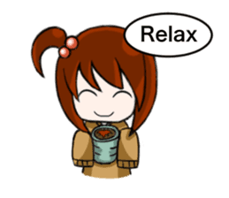 Aki-chan's Daily Life sticker #102178