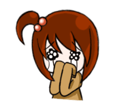 Aki-chan's Daily Life sticker #102180