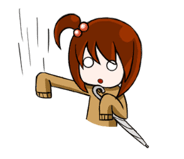 Aki-chan's Daily Life sticker #102186