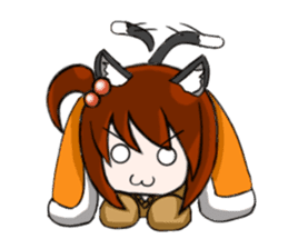 Aki-chan's Daily Life sticker #102190