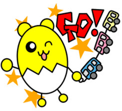 Kumatama and funny friends sticker #102350