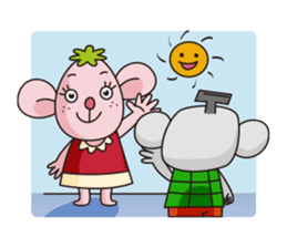 Merry and Hurry have fun everyday sticker #102396