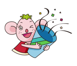 Merry and Hurry have fun everyday sticker #102400