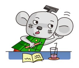 Merry and Hurry have fun everyday sticker #102403