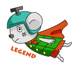 Merry and Hurry have fun everyday sticker #102409