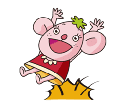 Merry and Hurry have fun everyday sticker #102420