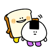 breads and riceballs sticker #102712