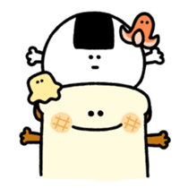 breads and riceballs sticker #102715