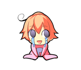 Kigurumi P-chan sticker #103080