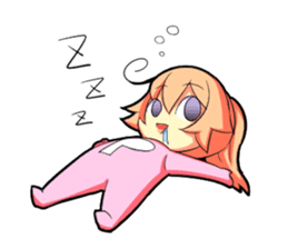 Kigurumi P-chan sticker #103081