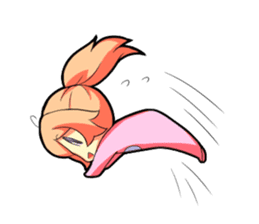 Kigurumi P-chan sticker #103082