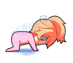 Kigurumi P-chan sticker #103083